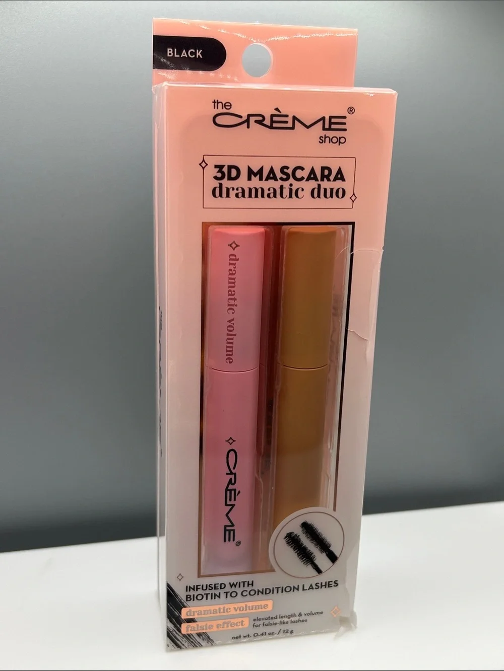 Crème Shop 3D Black Mascara Set